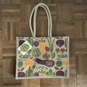 Trader Joe’s Jute bag news with tag
